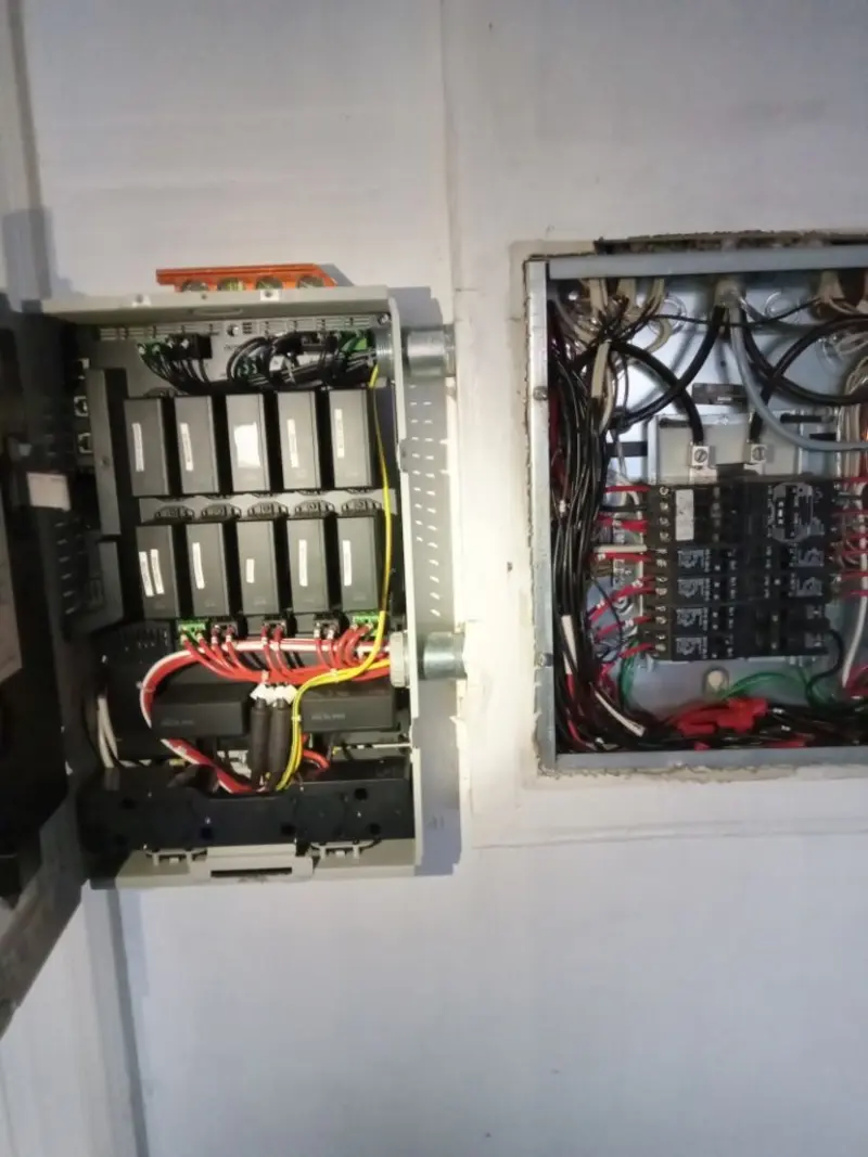 Electrical panel upgrade completed for Indoor Lighting Installation in Clayton